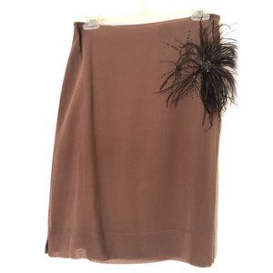 BCBG silk skirt